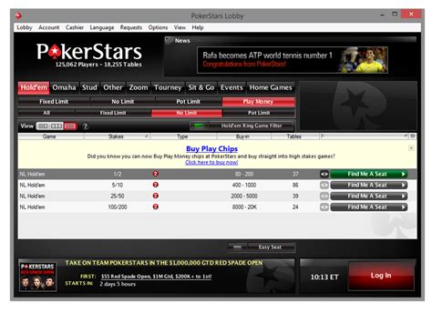 pokerstars play money balance